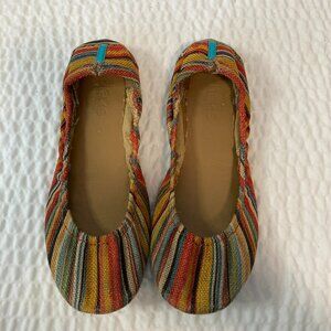 Tieks Sunset Stripe Flats Size 7